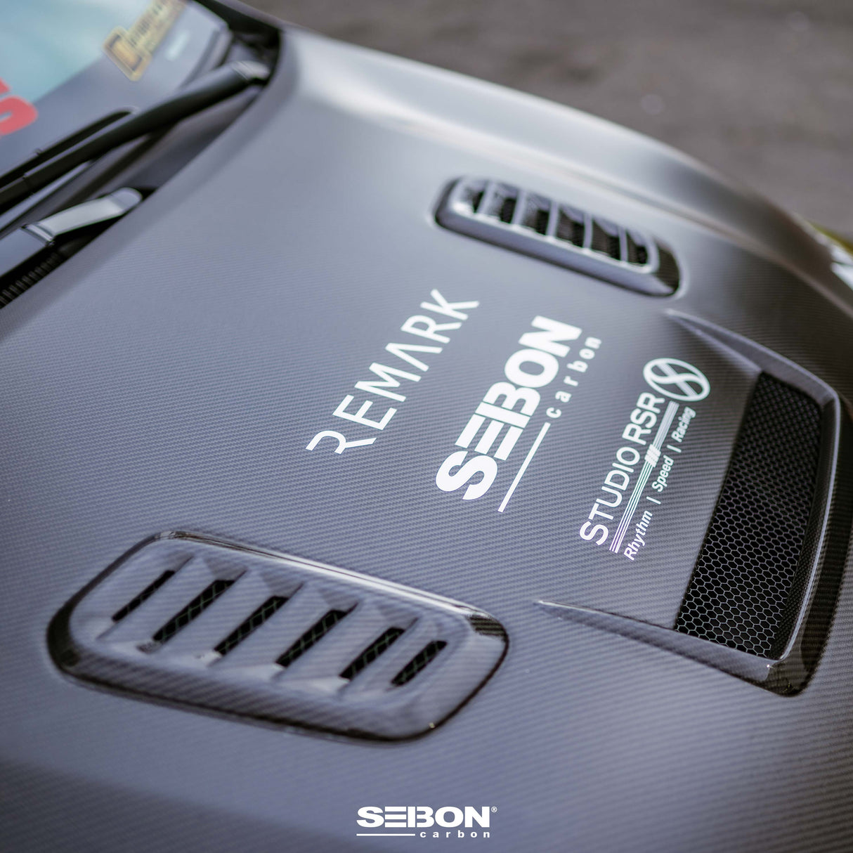 VS-style double-sided carbon fiber hood for 2023-2024 Toyota GR Corolla