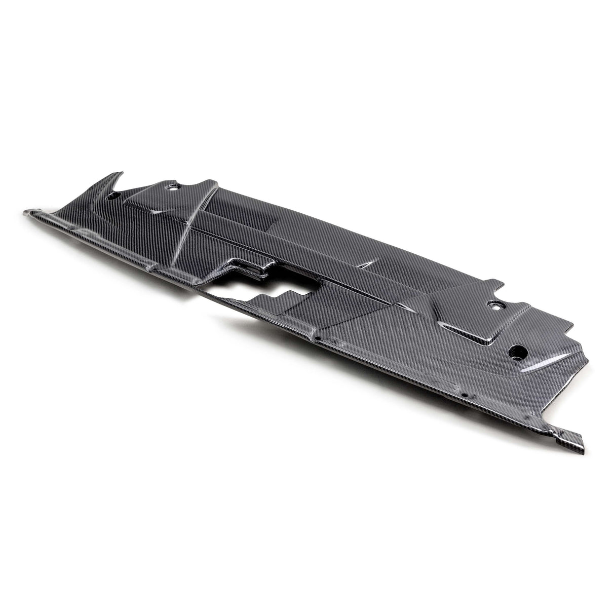 Carbon fiber radiator cover for 2024 Ford Mustang