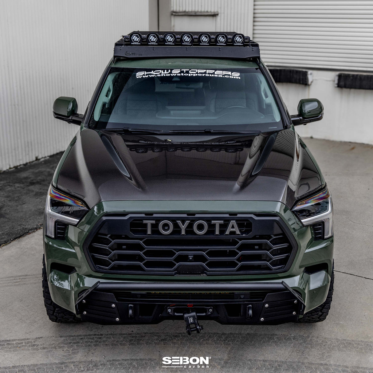 OE-style carbon fiber hood for 2022-2023 Toyota Tundra