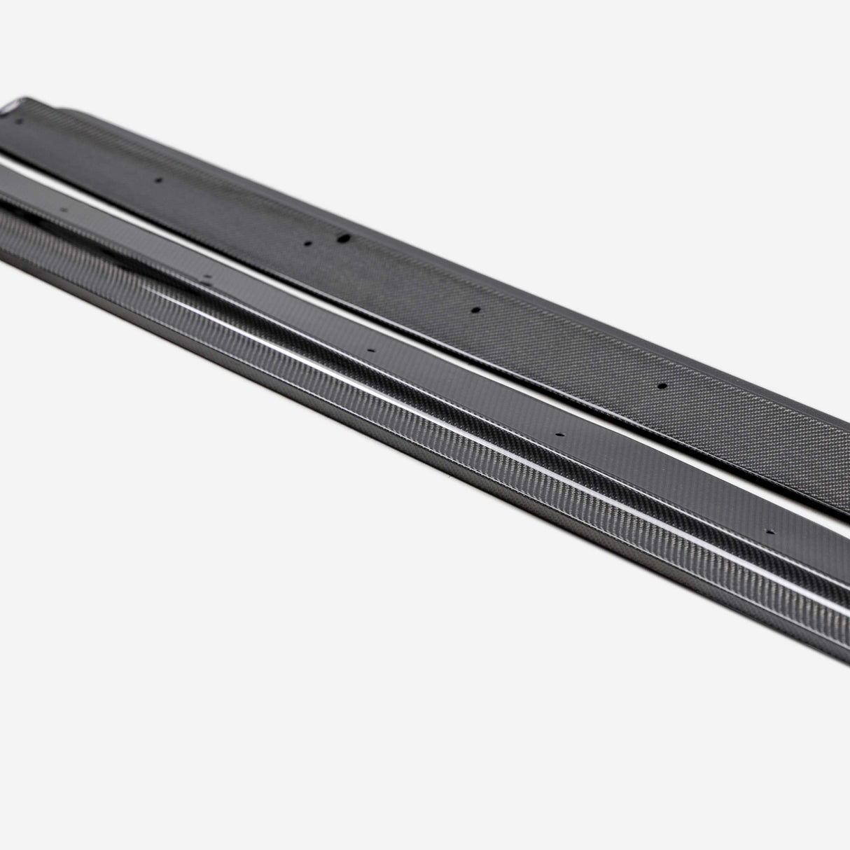 MB-style carbon fiber side skirts for 2023-2024 Nissan Z