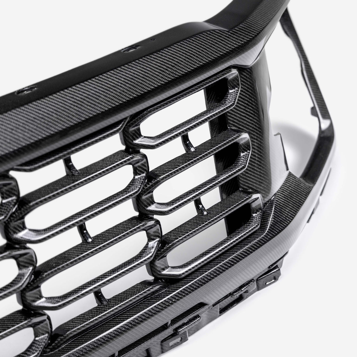 Carbon fiber front grille for 2024 Ford F-150 XL/XLT