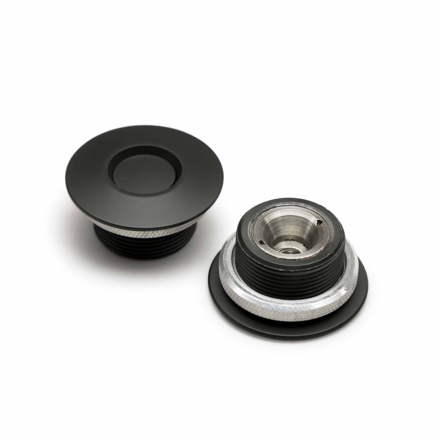 Quik-Latch QL50 Low Profile Hood Pin Kit - Black (2.50" DIA) - no lock