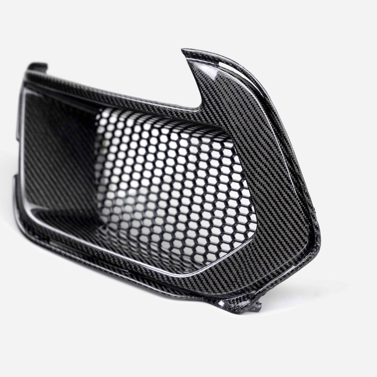 Carbon fiber air duct bezels for 2021-2023 Ford Mustang Mach 1