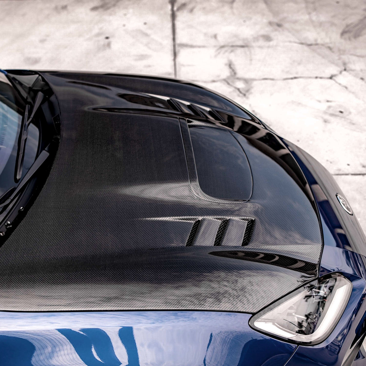FA-style carbon fiber hood for 2022 Toyota GR86/ Subaru BRZ