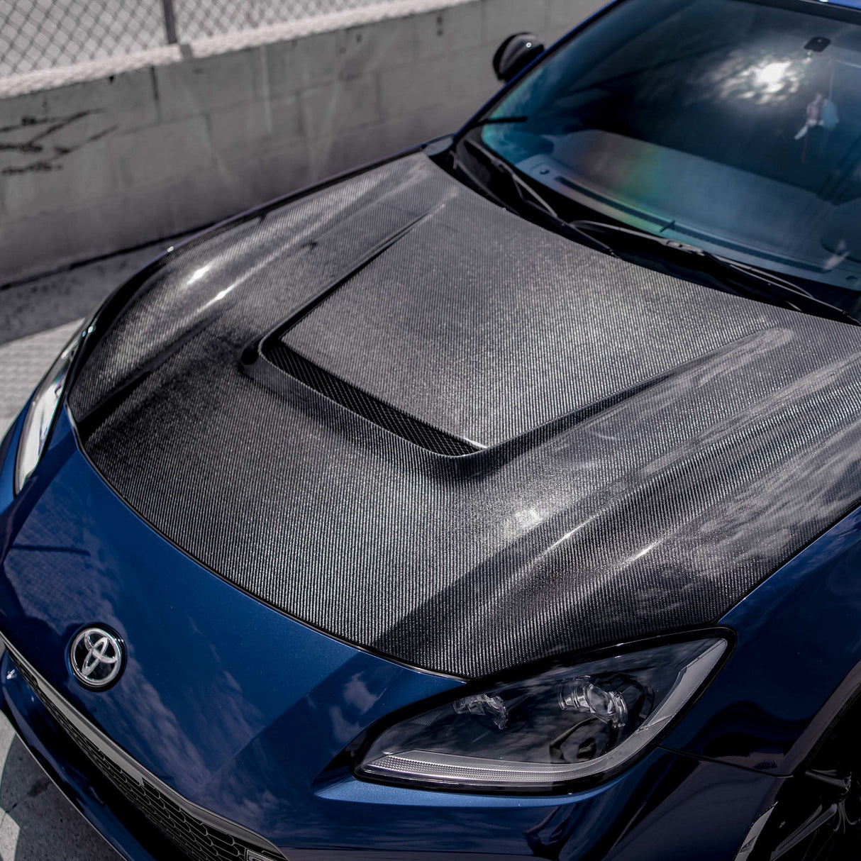 VS-style carbon fiber hood for 2022 Toyota GR86/ Subaru BRZ
