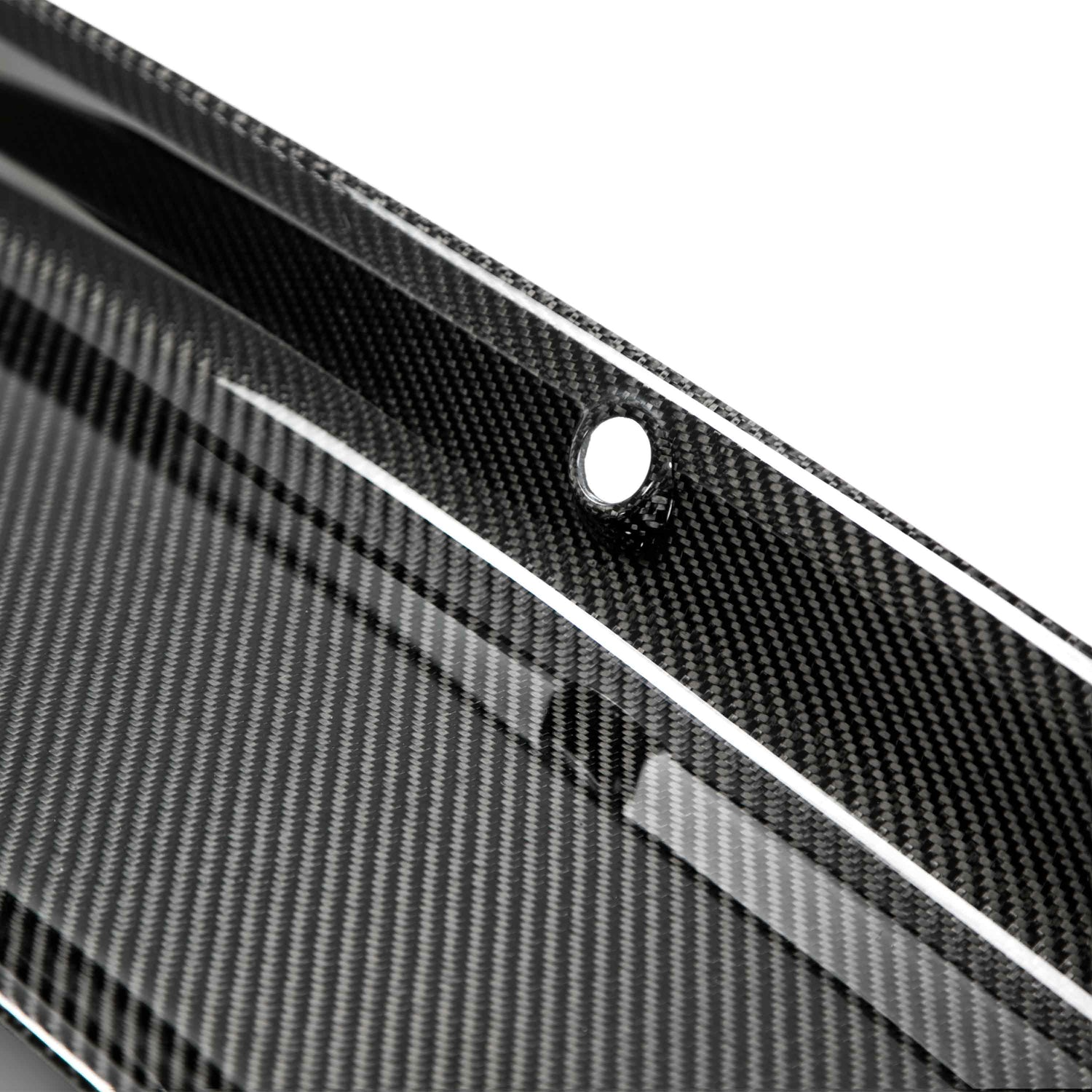 Carbon fiber decklid panel for 2015-2023 Ford Mustang No Emblem