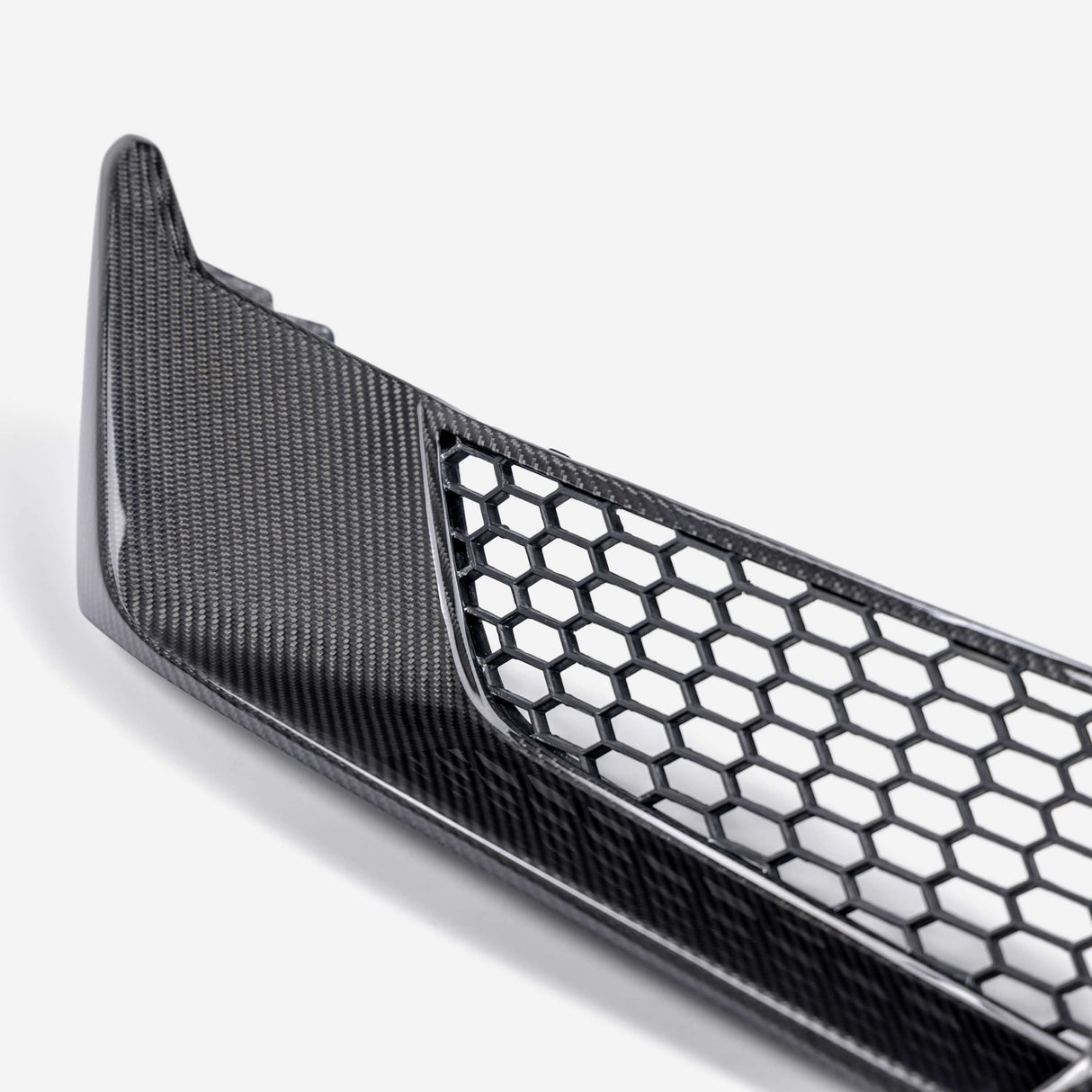 Carbon fiber front bumper inserts for 2024 Ford Mustang Dark Horse