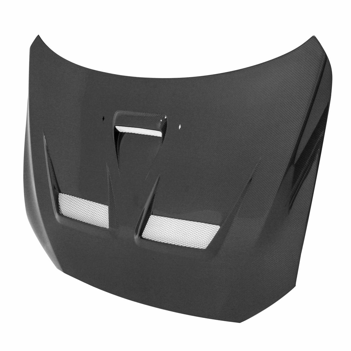 CW-style carbon fiber hood for 2008-2015 Mitsubishi Lancer EVO X