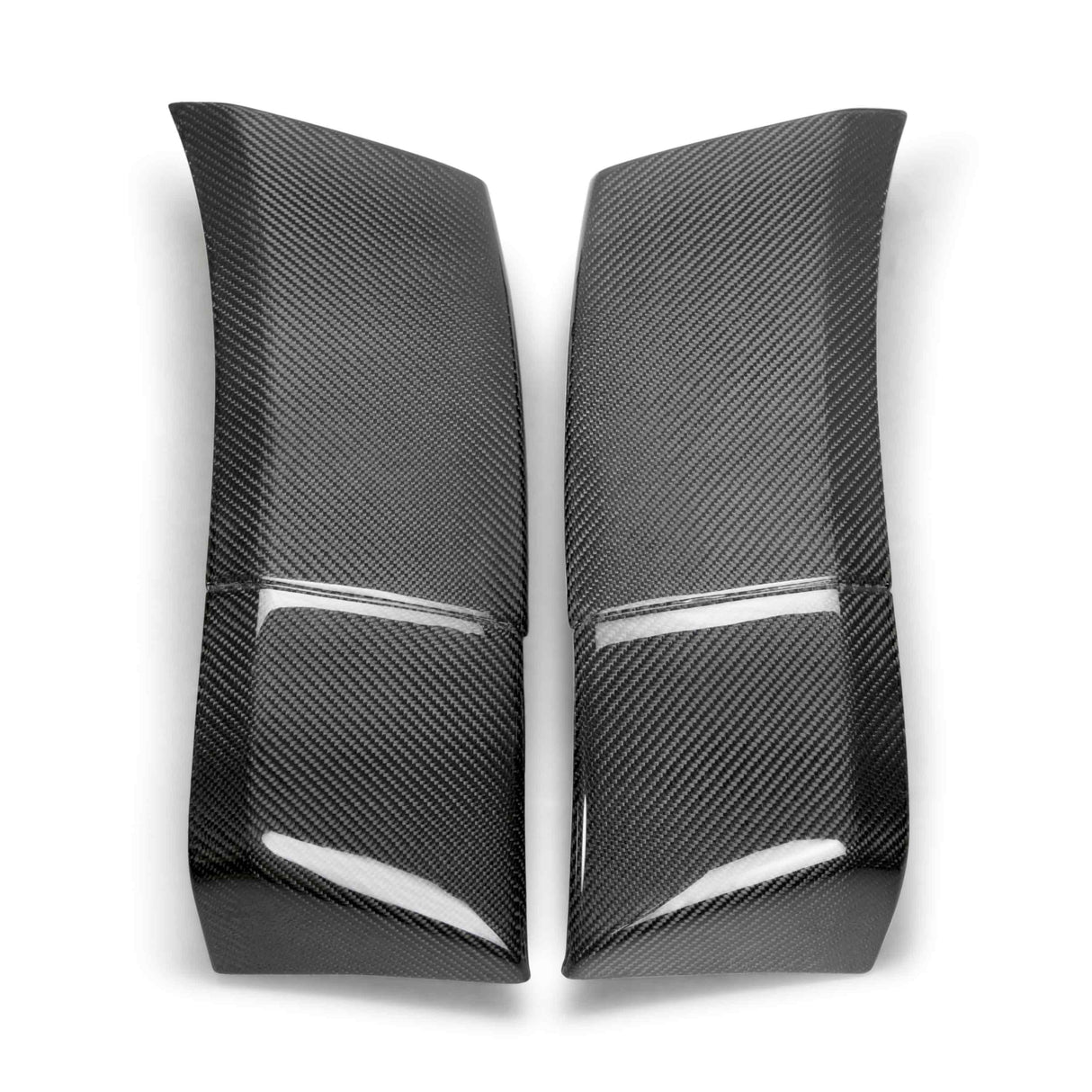 Carbon fiber rear flare extension panels for 2018-2023 Dodge Challenger Widebody