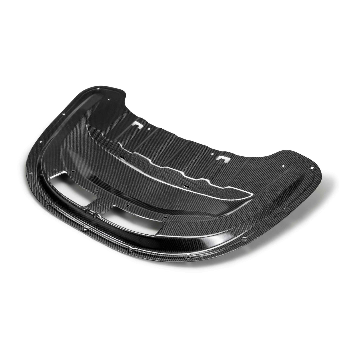 Type-OE carbon fiber hood insert for 2017-2023 Chevrolet Camaro ZL1 (2-PC)