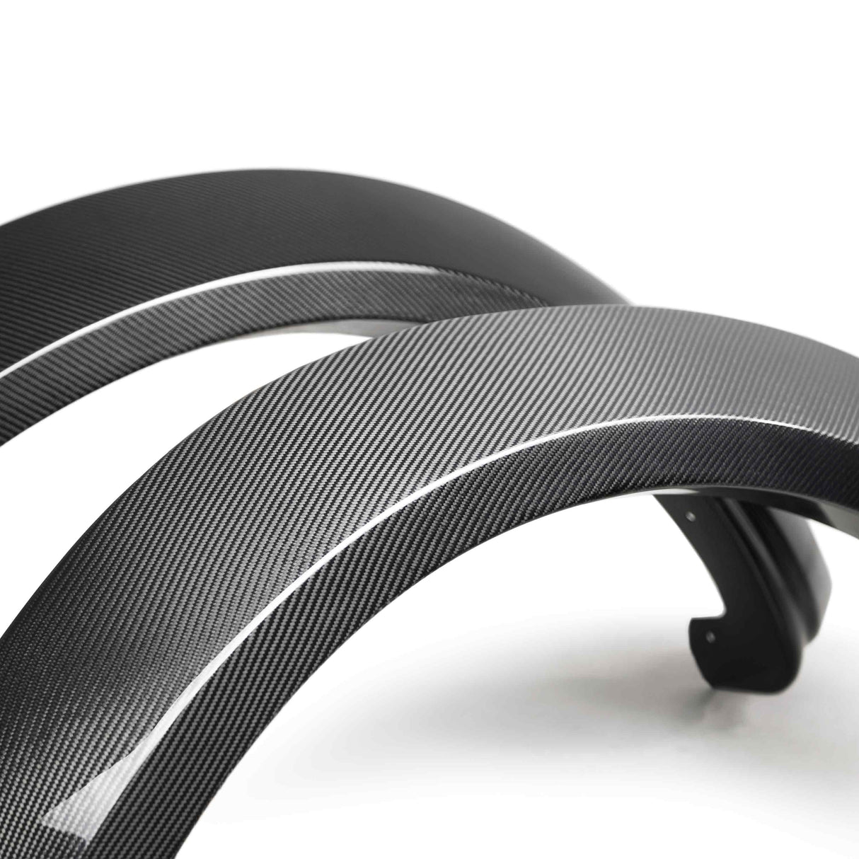 Carbon fiber wide front fender flares for 2017-2020 Ford Raptor