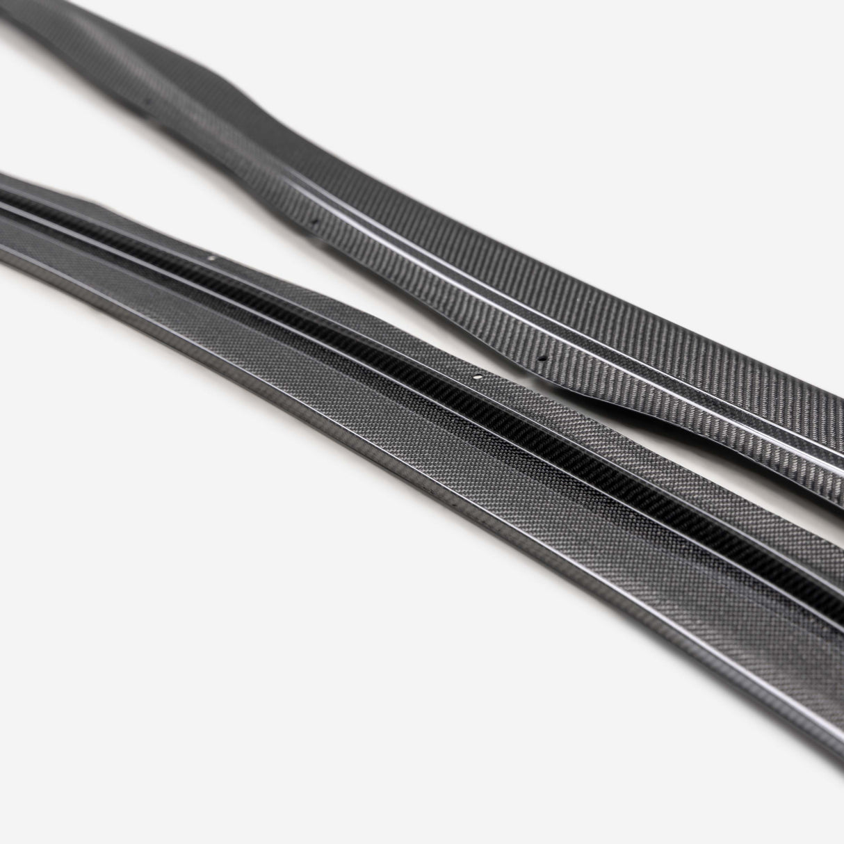 MB-style carbon fiber side skirts for 2023-2024 Toyota Prius