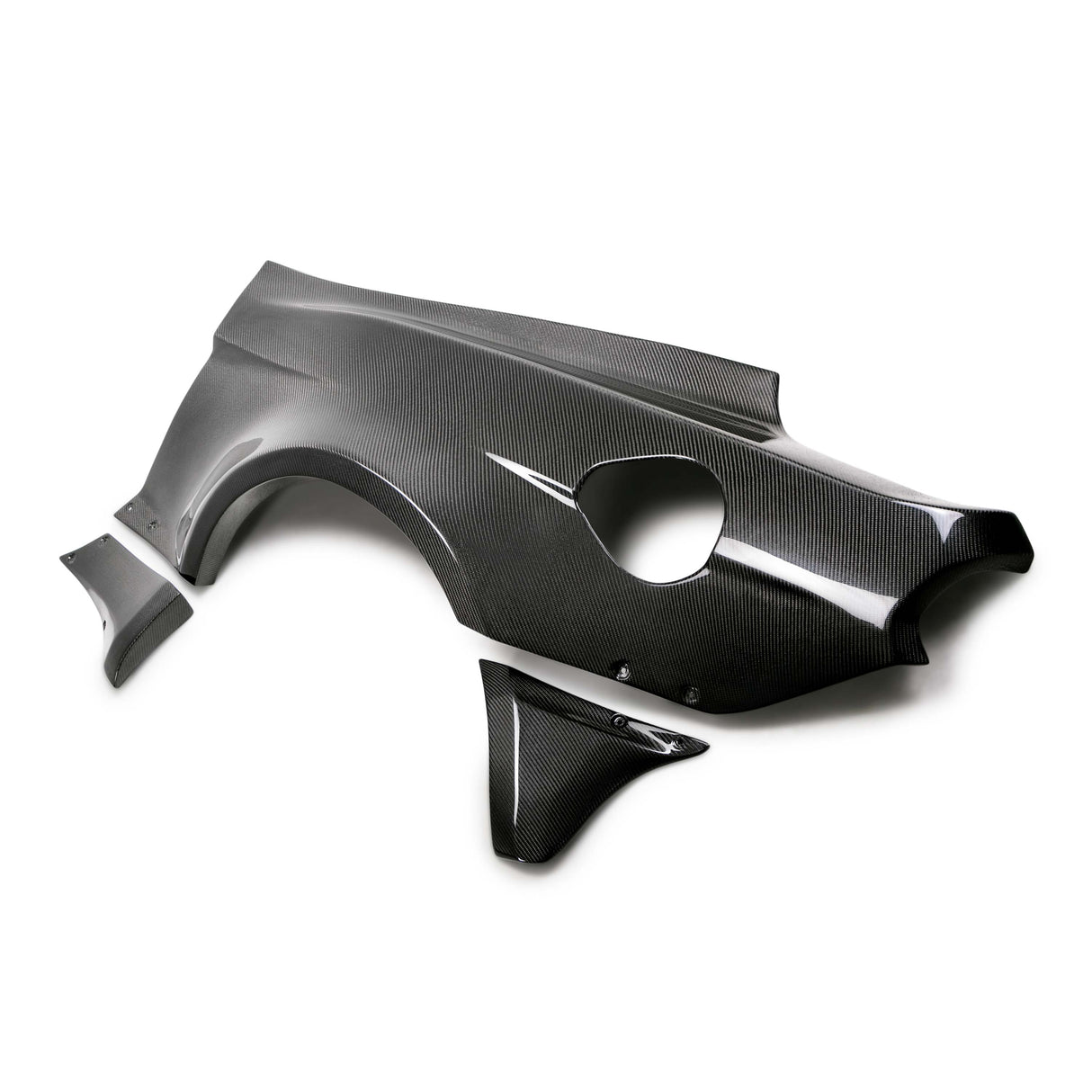 JTP 10-piece carbon fiber wide fenders & wide quarters for 2018-2023 Ford Mustang