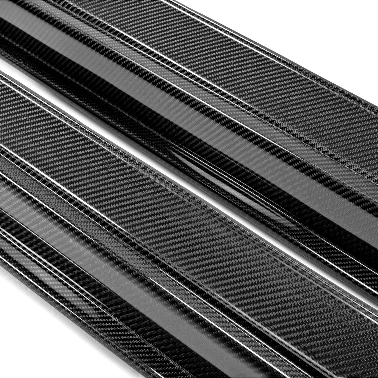 SS-style carbon fiber side skirts for 2009-2016 Nissan GTR