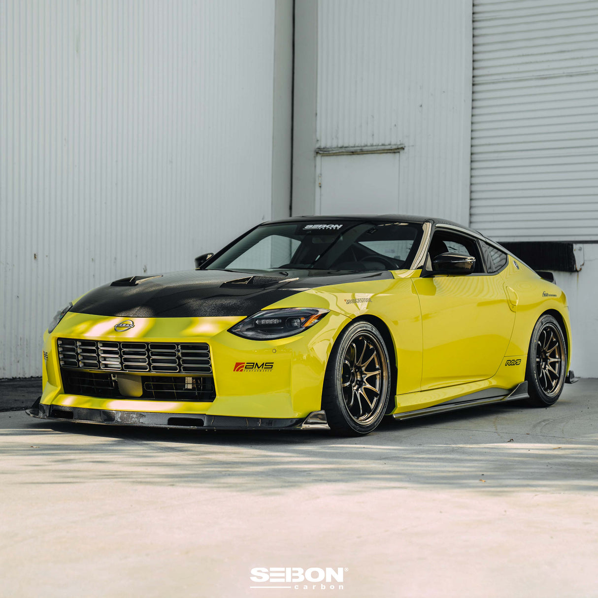 GT-style carbon fiber hood for 2023-2024 Nissan Z