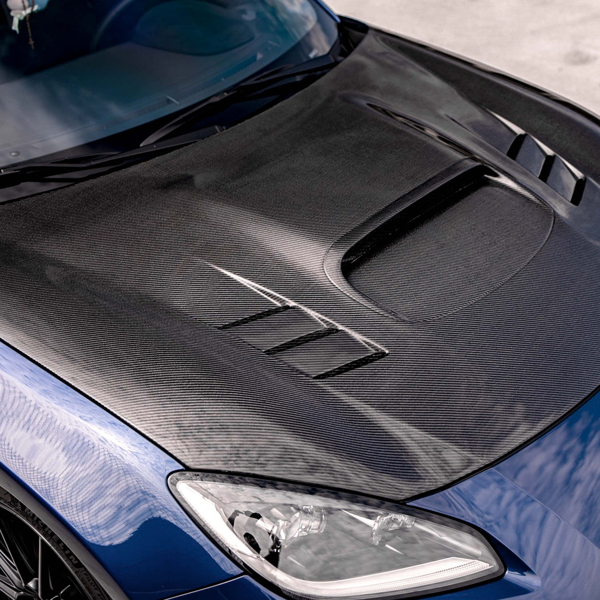 FA-style carbon fiber hood for 2022 Toyota GR86/ Subaru BRZ