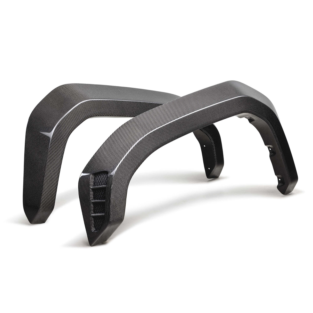 Carbon fiber front fender flares for 2024 Toyota Tacoma PRO