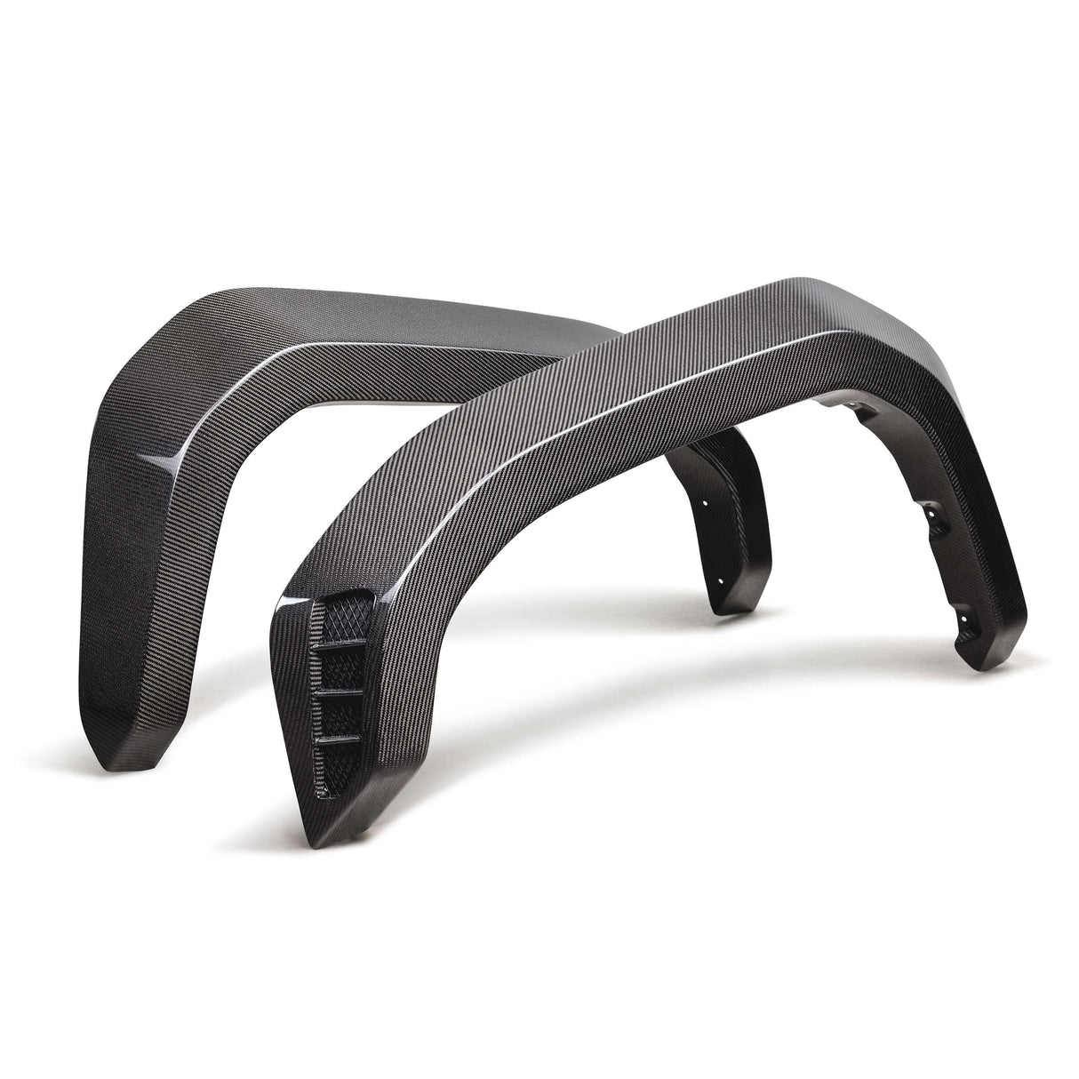 Carbon fiber front fender flares for 2024 Toyota Tacoma PRO