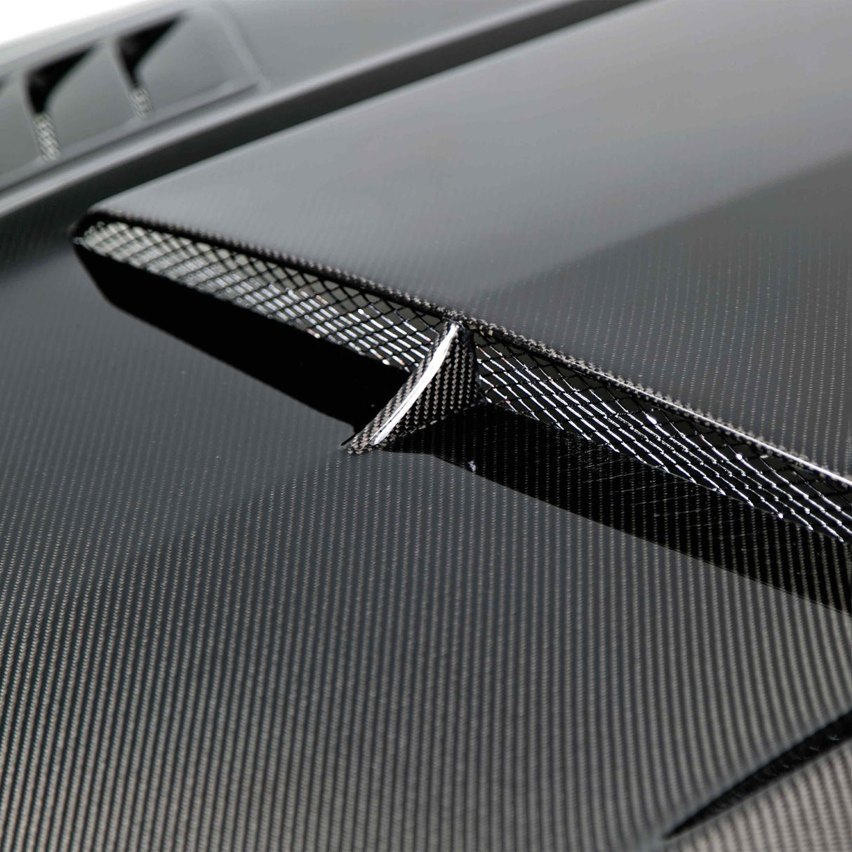 Ram air double sided carbon fiber hood for 2015-2017 Ford Mustang