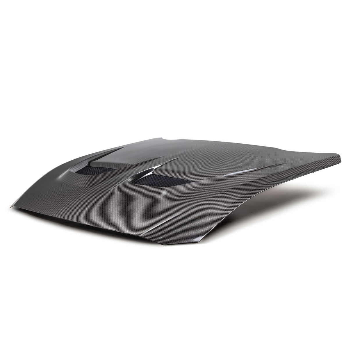 Type-GTD double-sided carbon fiber hood for 2024 Ford Mustang