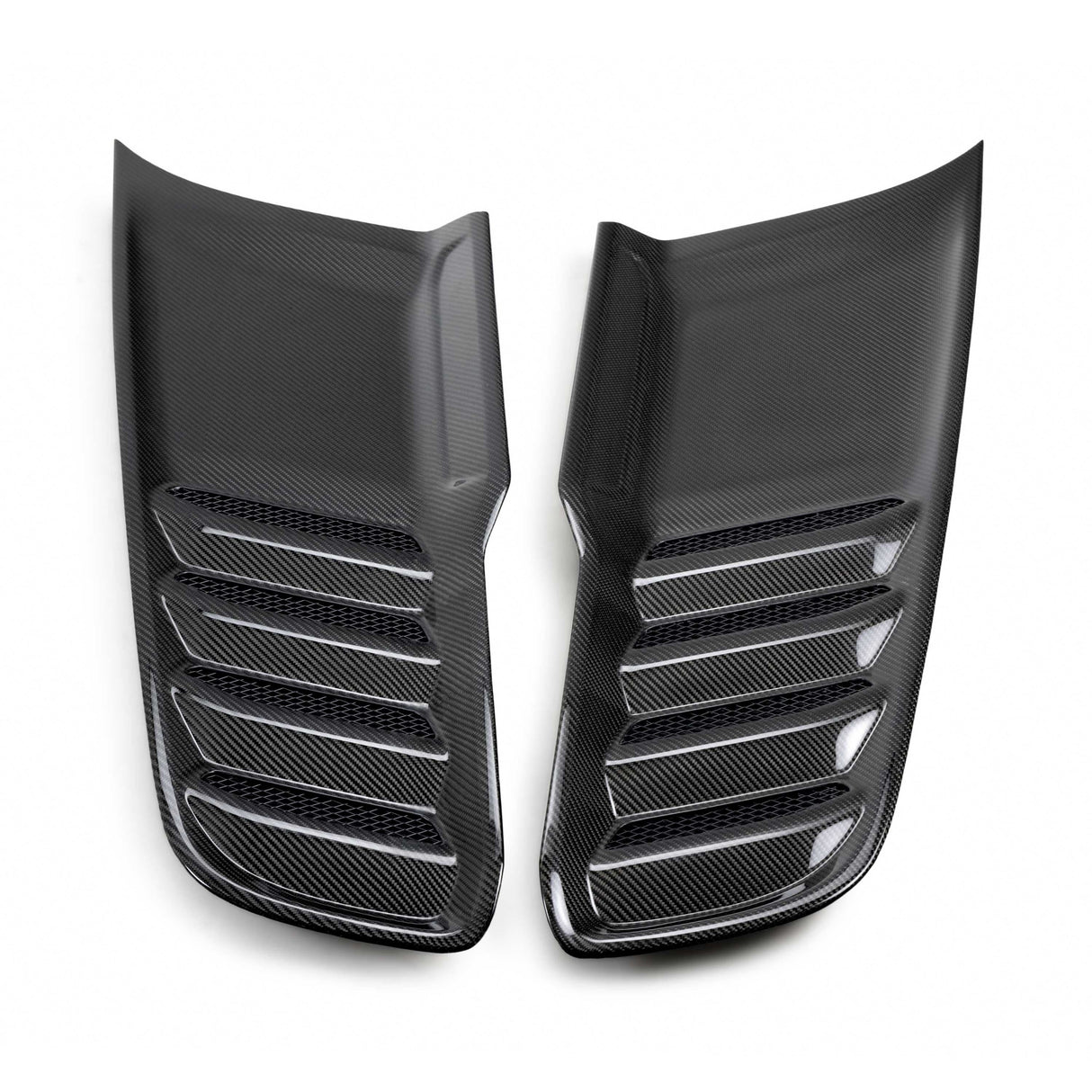 Type-OE carbon fiber hood vents for 2021-2024 RAM TRX (Pair)