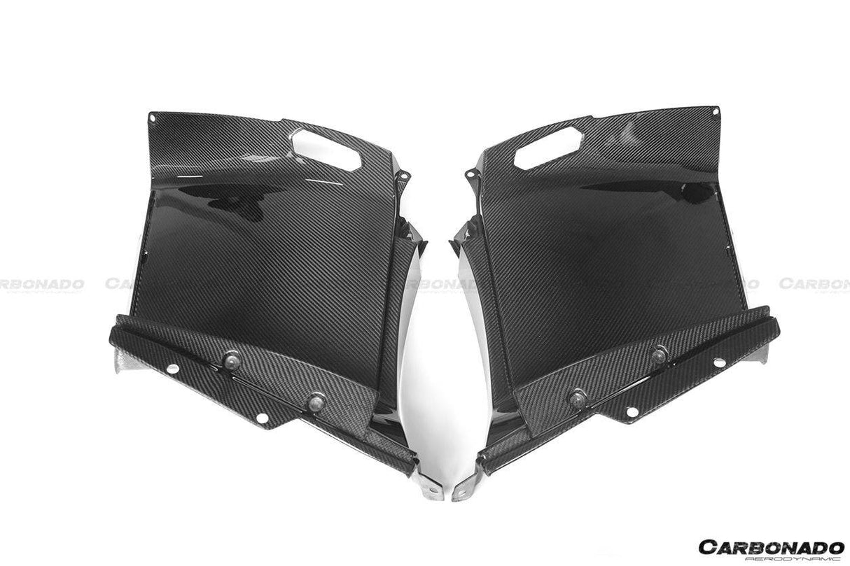 2011-2016 Lamborghini Aventador LP700 Coupe OEM Style Carbon Fiber Quarter Panel Fender Vent Inside