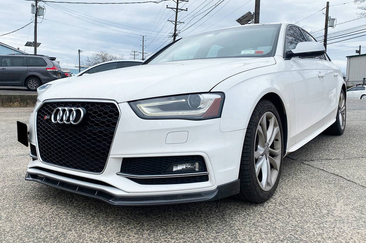 2013-2015 Audi S4 A4 Sport VRS Style Carbon Fiber Front Lip