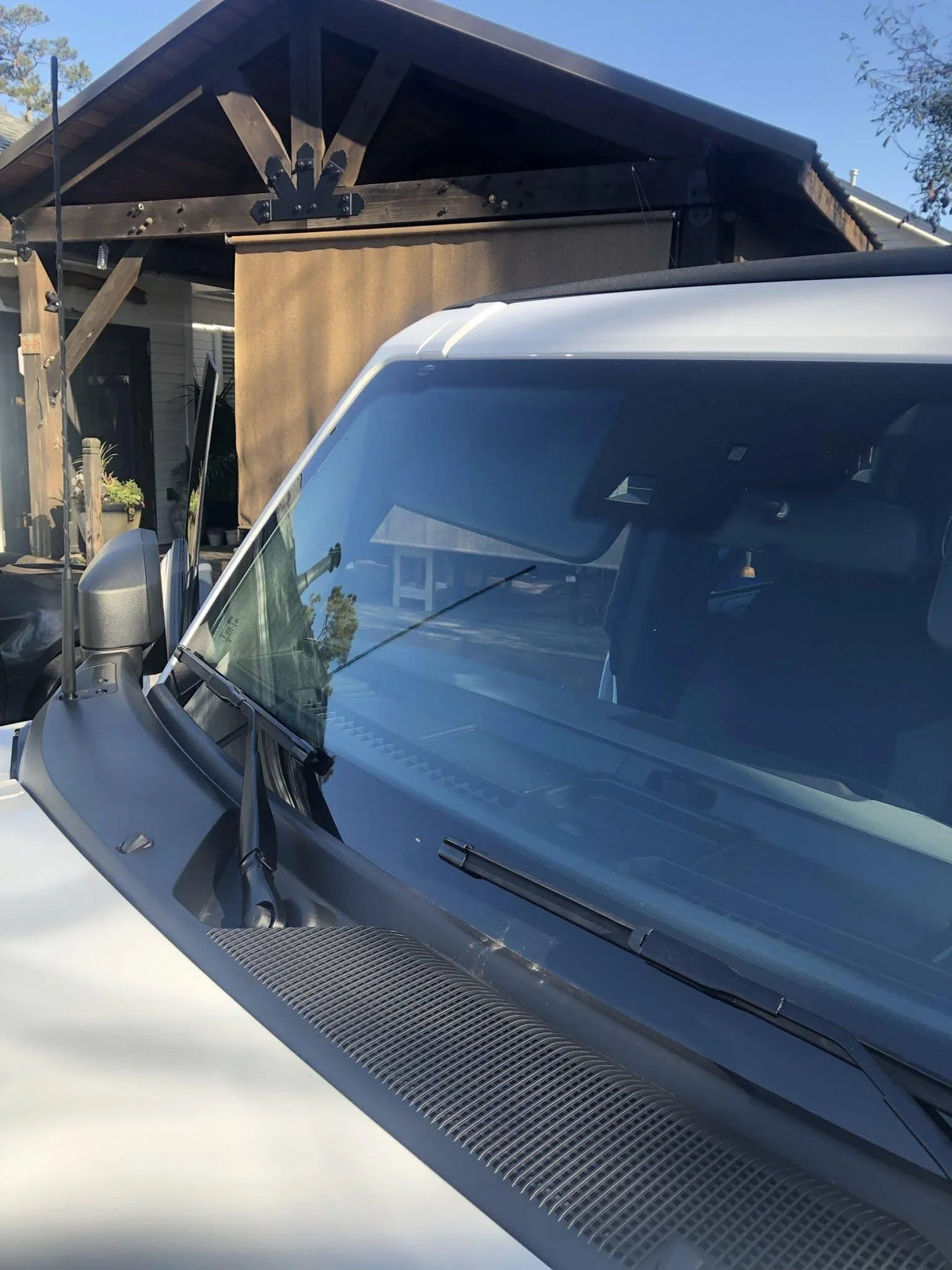 Flag Sun Visor Warning Overlays - 2021+ Bronco / 2024+ Ranger Raptor