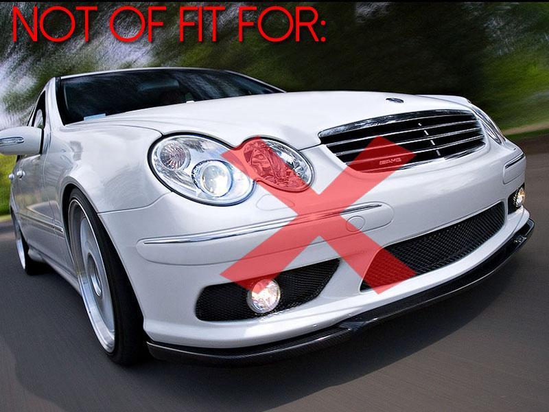 2001-2004 Mercedes W203 C32 AMG Style Fog Lights Set with Bulbs