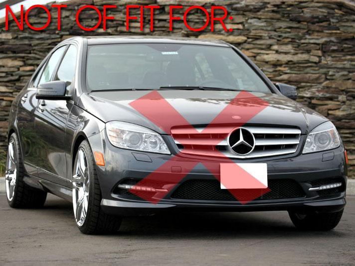 2008-2010 Mercedes C-Class W204 AMG Style Fog Light Set