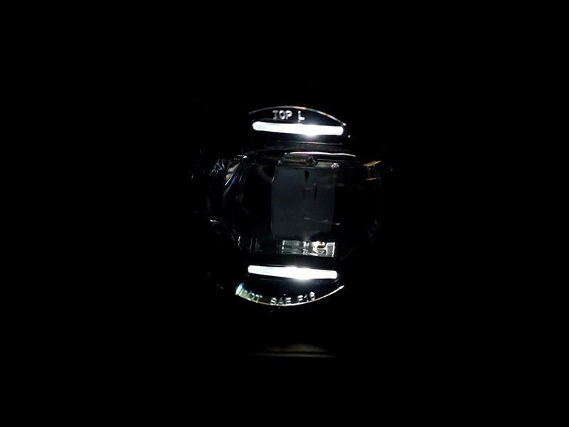 2010-2019 Toyota 4Runner Projector LED Fog Lights - Black Bezel