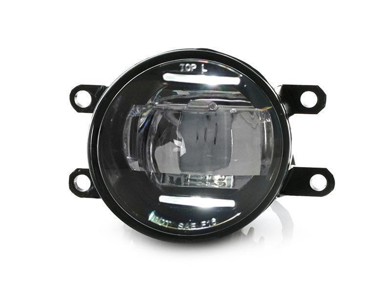 2010-2019 Toyota 4Runner Projector LED Fog Lights - Black Bezel