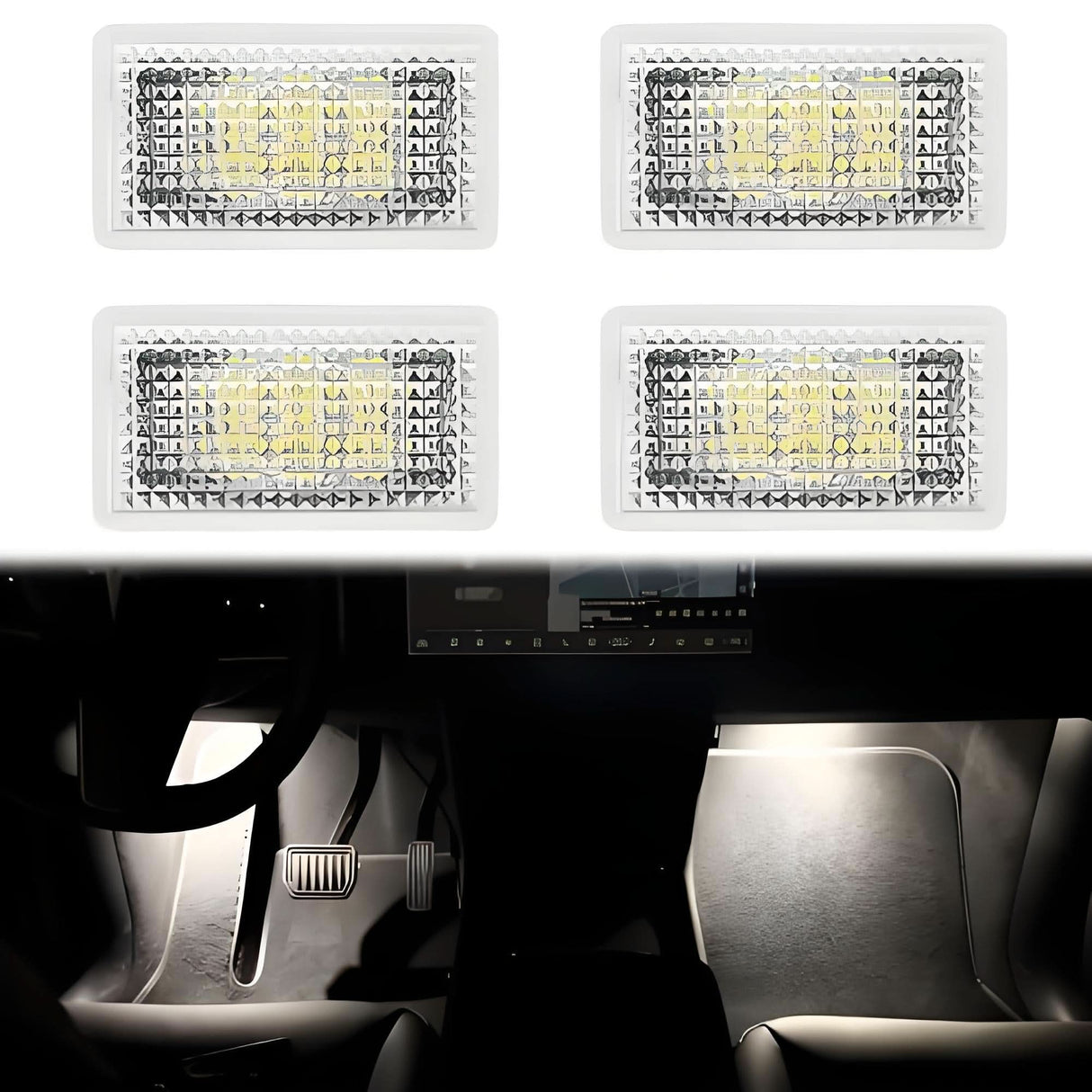 TESERY Footwell LED Lights for Model 3/Y/S/X