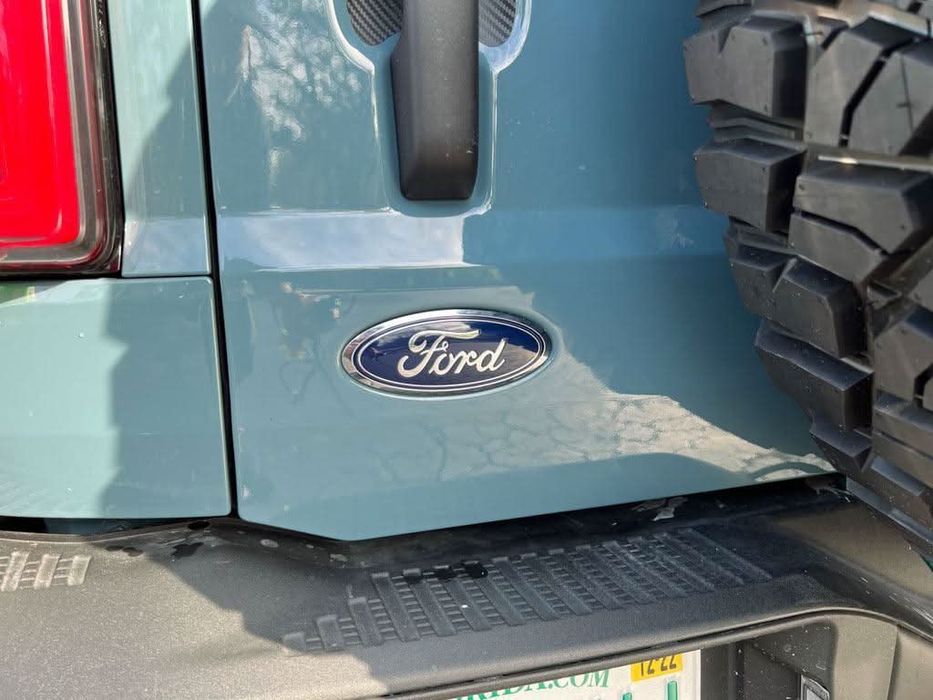 Ford Bronco Rear Oval Emblem Overlay (Tint or Solid) - 2021-2026 Bronco / Bronco Sport