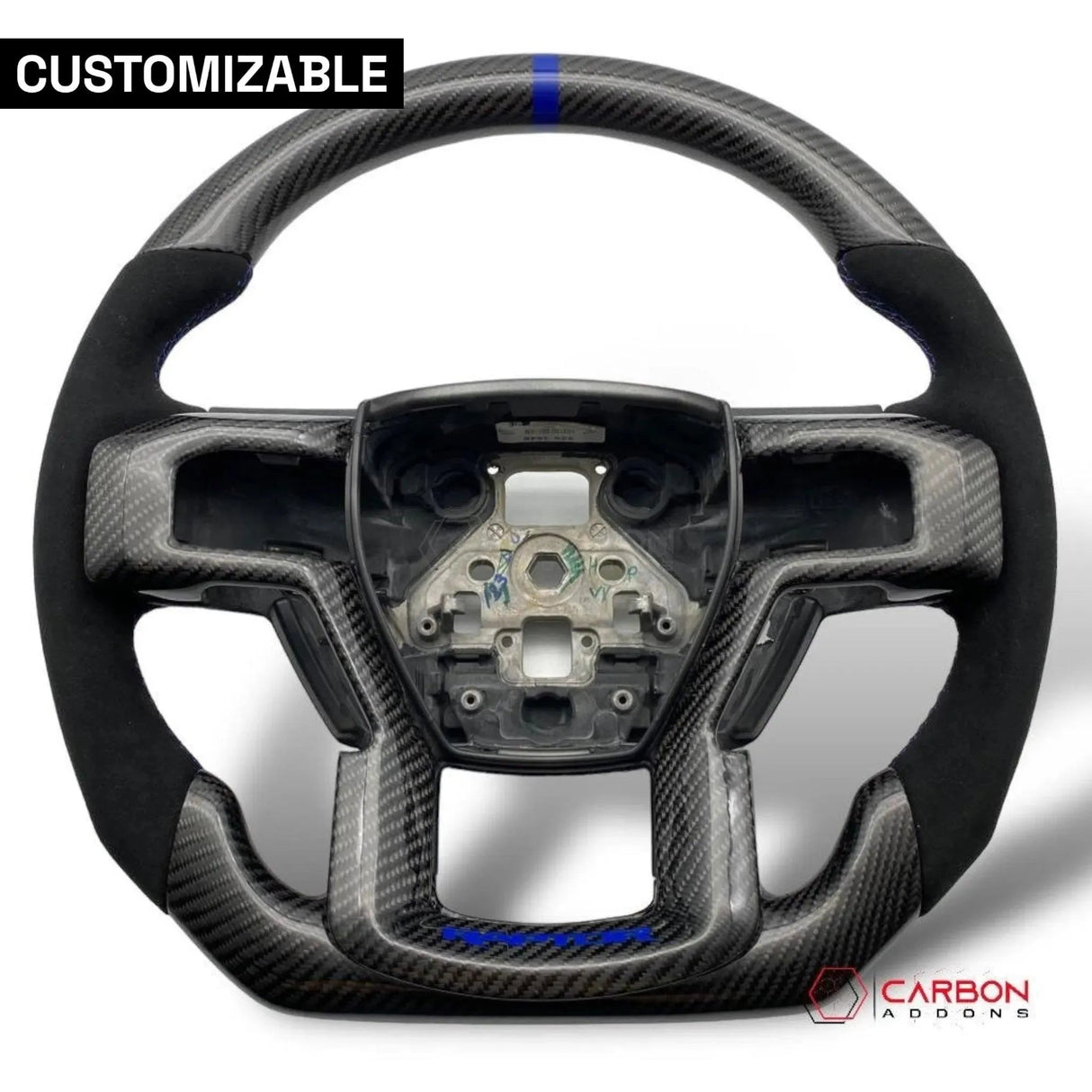 F150 2015-2020 Custom Carbon Fiber Steering Wheel