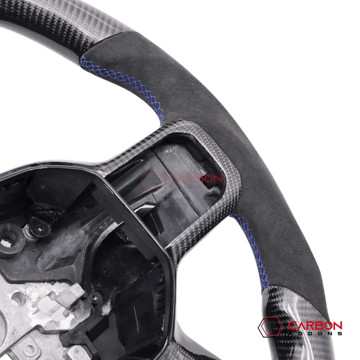 F150 2021-2024 Custom Heated Carbon Fiber Steering Wheel
