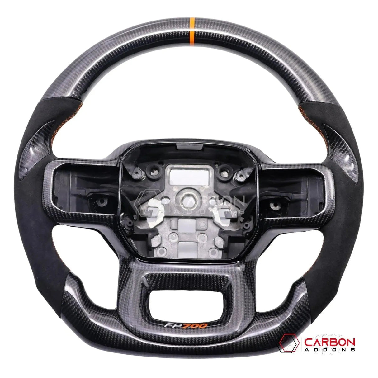 F150 2021-2024 Custom Heated Carbon Fiber Steering Wheel