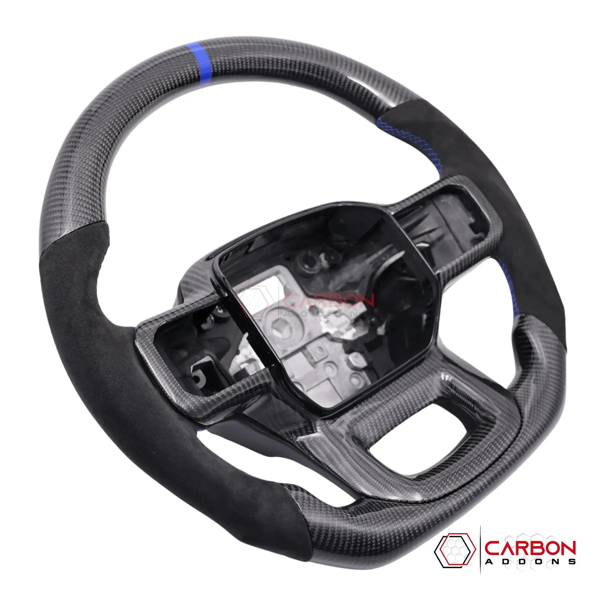 F150 2021-2024 Custom Heated Carbon Fiber Steering Wheel