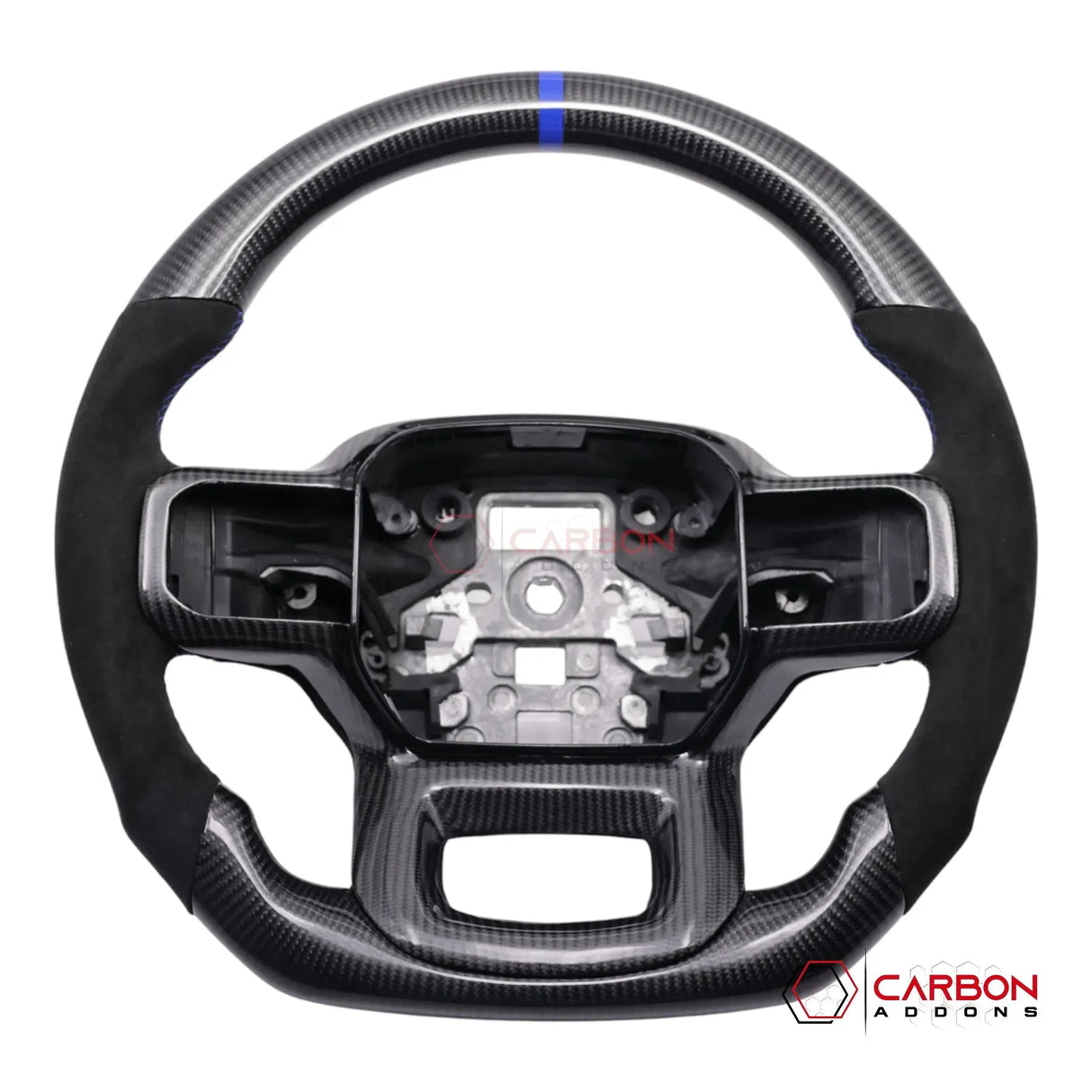 F150 2021-2024 Custom Heated Carbon Fiber Steering Wheel