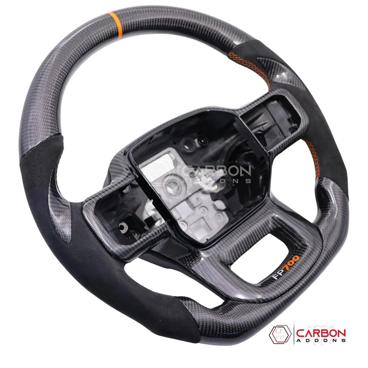 F150 2021-2024 Custom Heated Carbon Fiber Steering Wheel