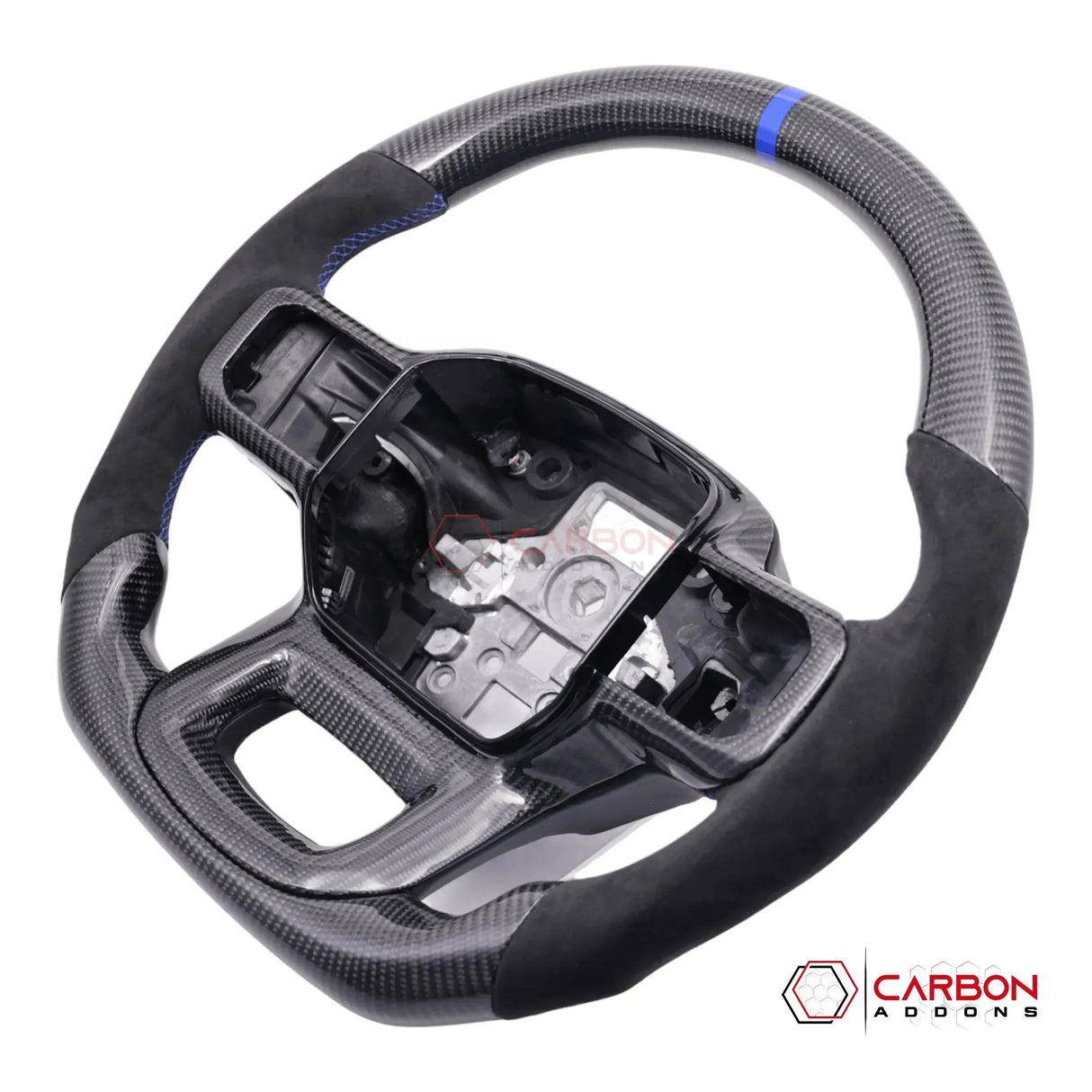 F150 2021-2024 Custom Heated Carbon Fiber Steering Wheel