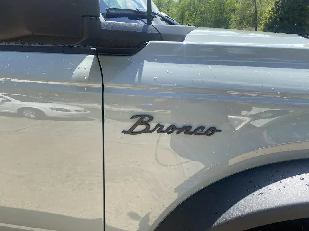 Ford Bronco Cursive Script Metal Emblem Templates - 2021+ Bronco