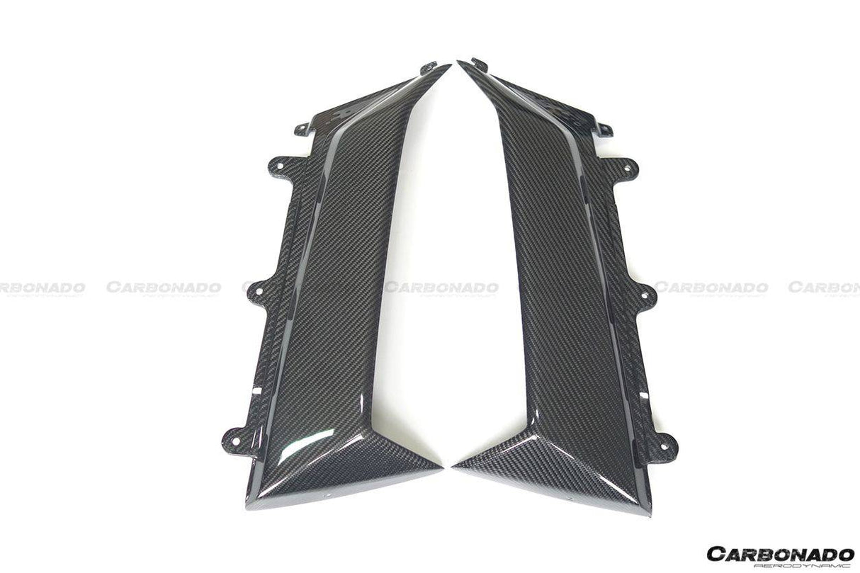 2011-2016 Lamborghini Aventador LP700 Coupe OEM Style Carbon Fiber Quarter Panel Fender Vent Outside