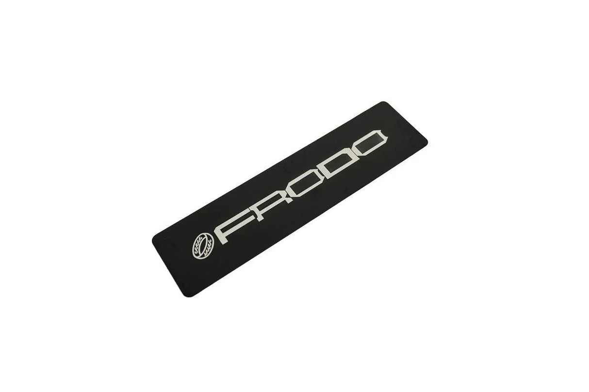 FRODO Logo Emblem for Weathertech All Weather Floor Mats (Metal Etched) - Universal