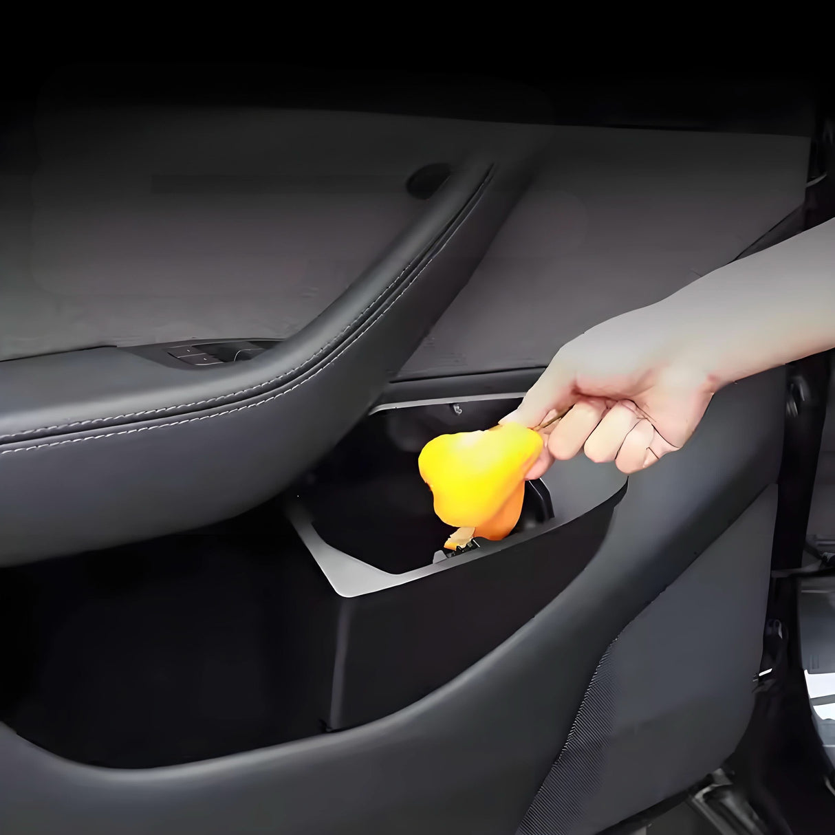 Front Door Trash Can Organizer for Model Y Juniper (2PCS)