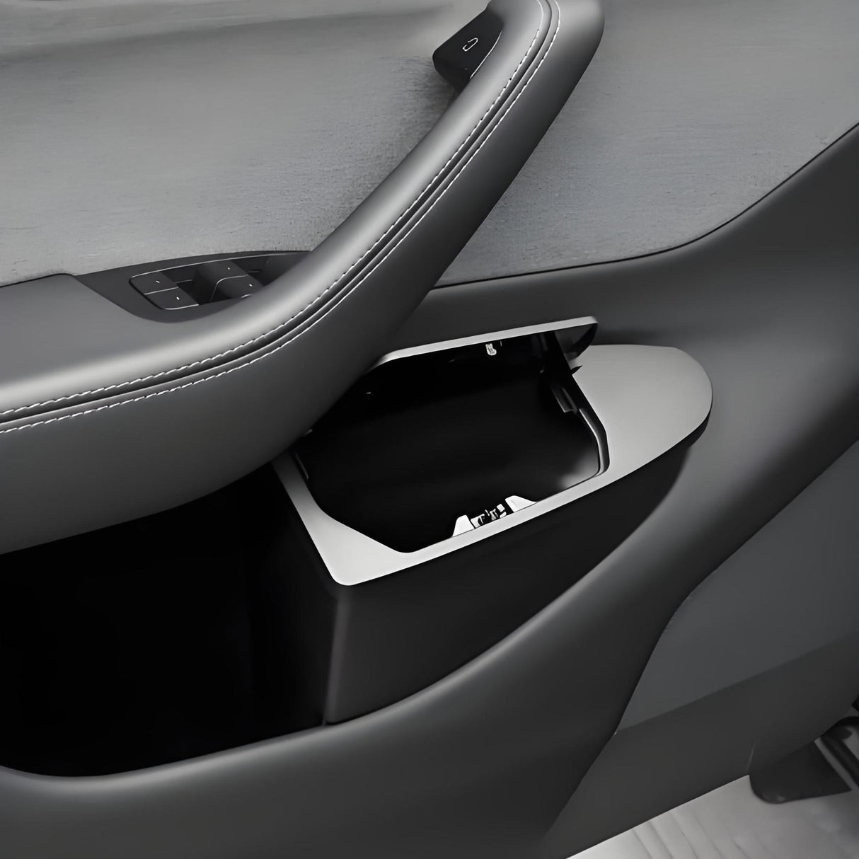 Front Door Trash Can Organizer for Model Y Juniper (2PCS)