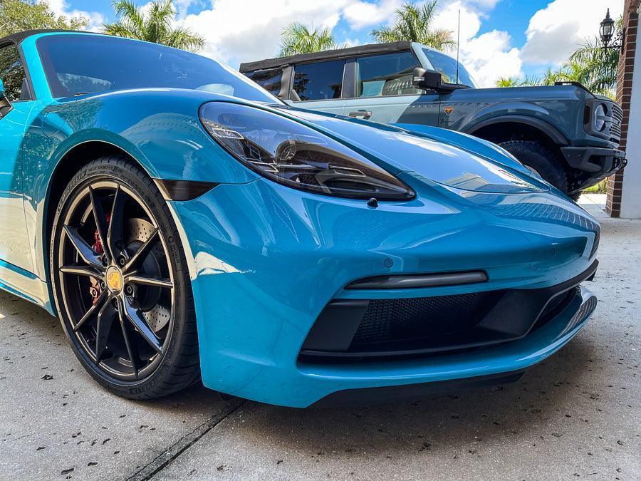 Front Sidemarker Overlays - 12-18 911 (991) / 16-25 Boxster & Cayman (718)