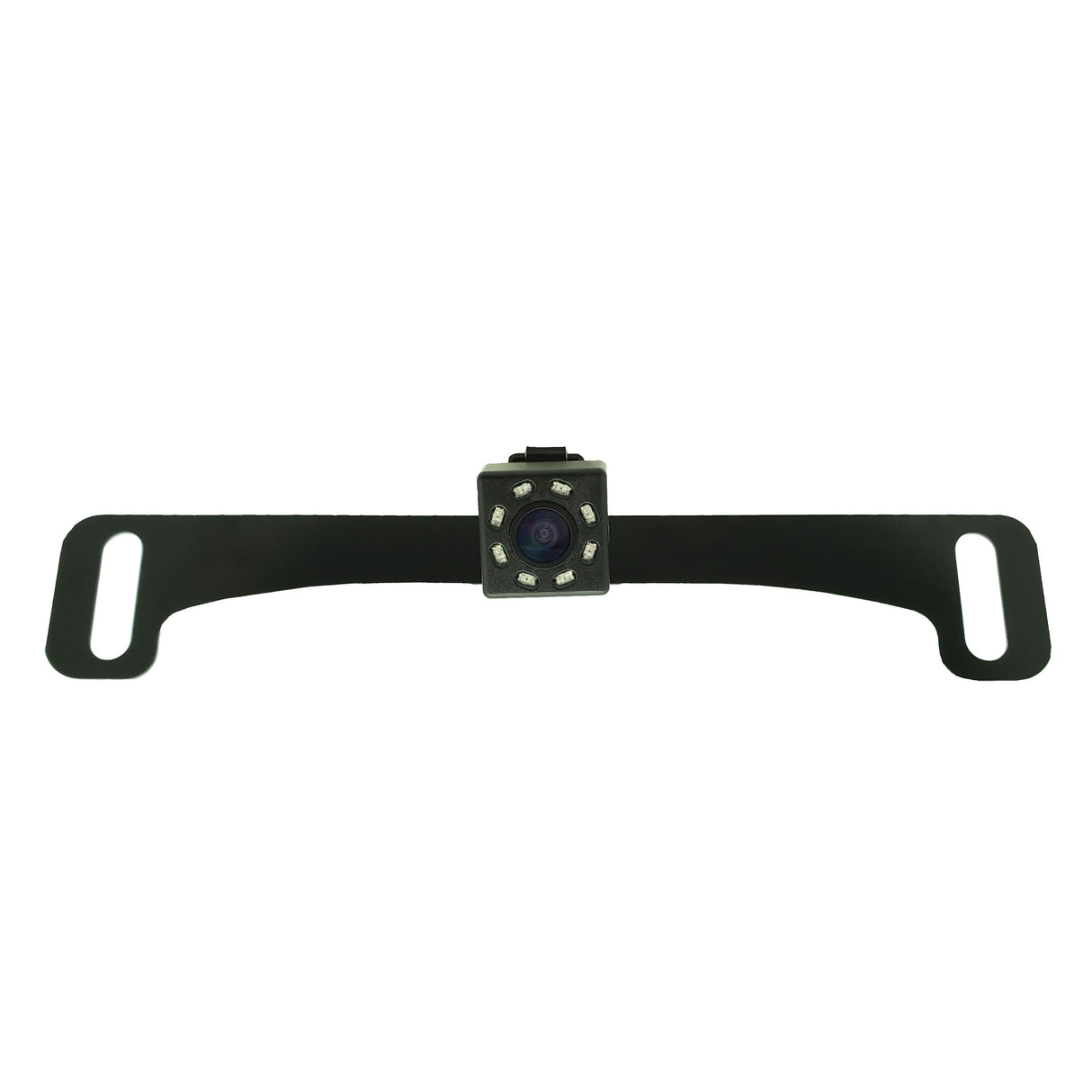 Master Tailgaters Small License Plate Frame Backup or Front Camera with 8 IR LED Night Vision, IP68 Waterproof, and 170° Wide Angle Camera