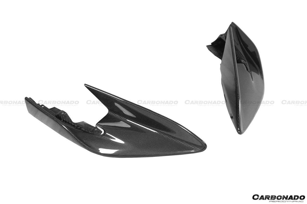 2018-2021 McLaren 600LT Carbon Fiber Front Bumper Side Splitter