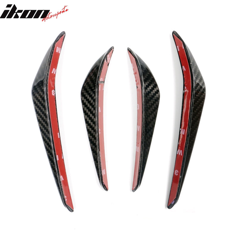 2021-2023 G80 M3 G82 G83 M4 MP Style 4PCS Front Bumper Canards Dry CF